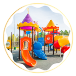 al ghuroba property - fasilitas playground di perumahan muslim teras madina cibubur