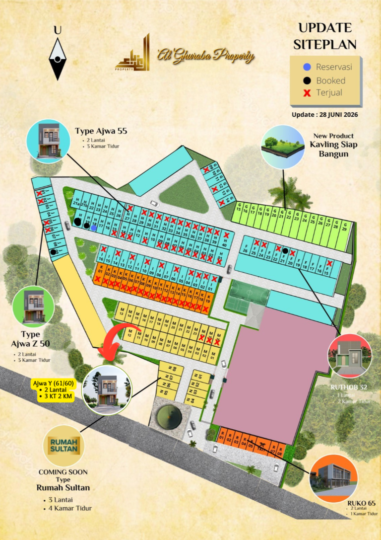 Al Ghuroba Property - perumahan muslim cileungsi dekat masjid al barkah rodja cileungsi
